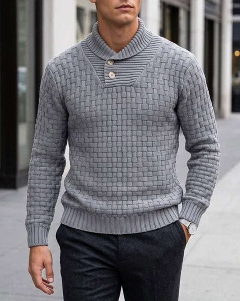 Pullover Herren Kariert Lässig