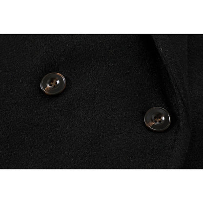 Double Breasted Long Coat with Belt for Women - Lucia