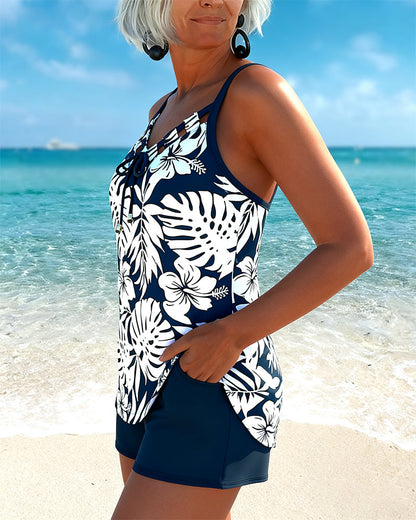 Bikini Botanischer Blumenprint