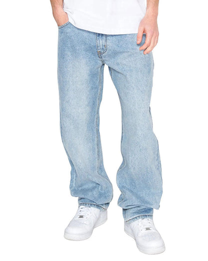 Herren Hose Alles Passt Einfarbig Denim