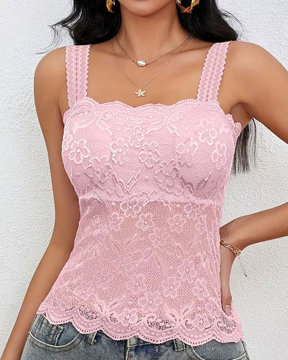Camis Top Einfarbig Bandeau