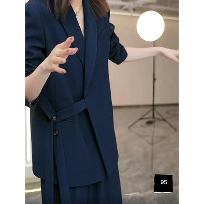 Blazer and Wide Leg Pants Set for Women - Ines