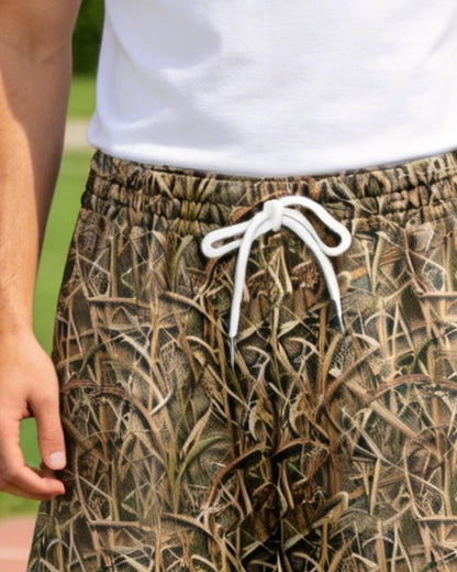 Knielange Shorts Mit Kordelzug – Lässig Bedruckt