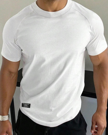 T-Shirt Herren Rundhalsausschnitt Raglanärmel