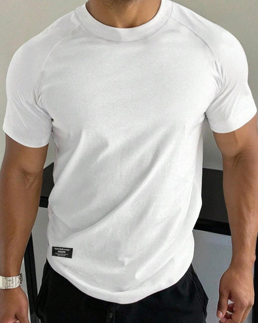 T-Shirt Herren Rundhalsausschnitt Raglanärmel