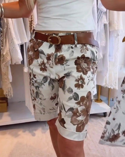 Shorts Casual Gedruckt Bermuda