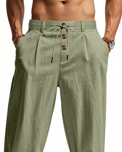 Hose Casual Unifarben Gerades Bein