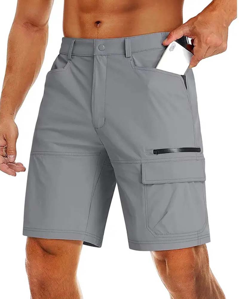 Herren Hose Outdoor Cargotasche Lässig