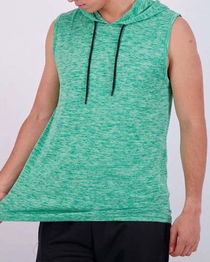 Tank Top Ärmellos Kapuze Sport