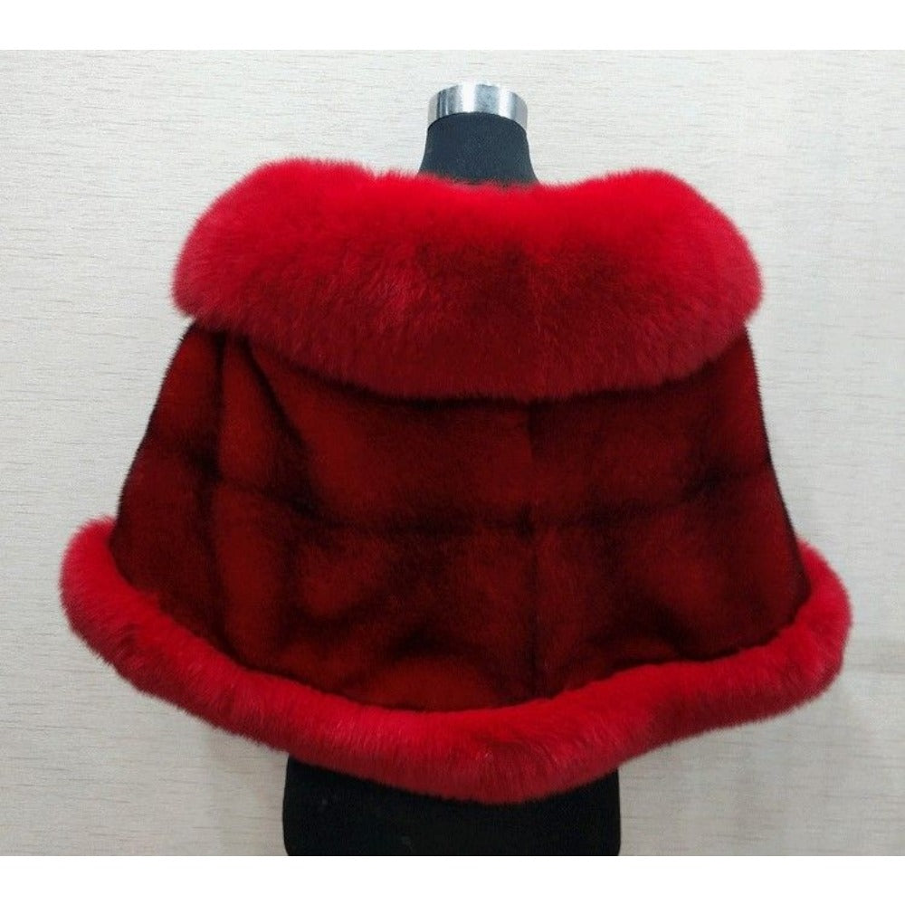 Faux Fur Winter Shawl for Women - Alina