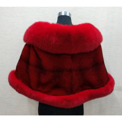 Faux Fur Winter Shawl for Women - Alina