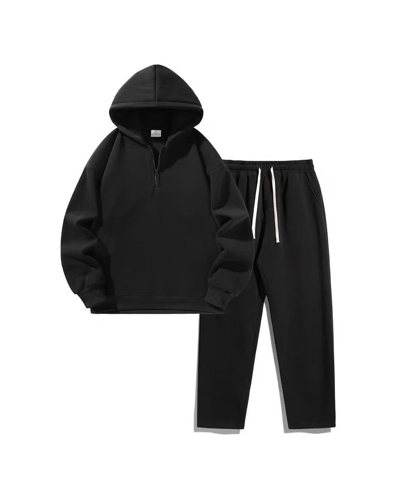 Set Mit Halbzip-Hoodie