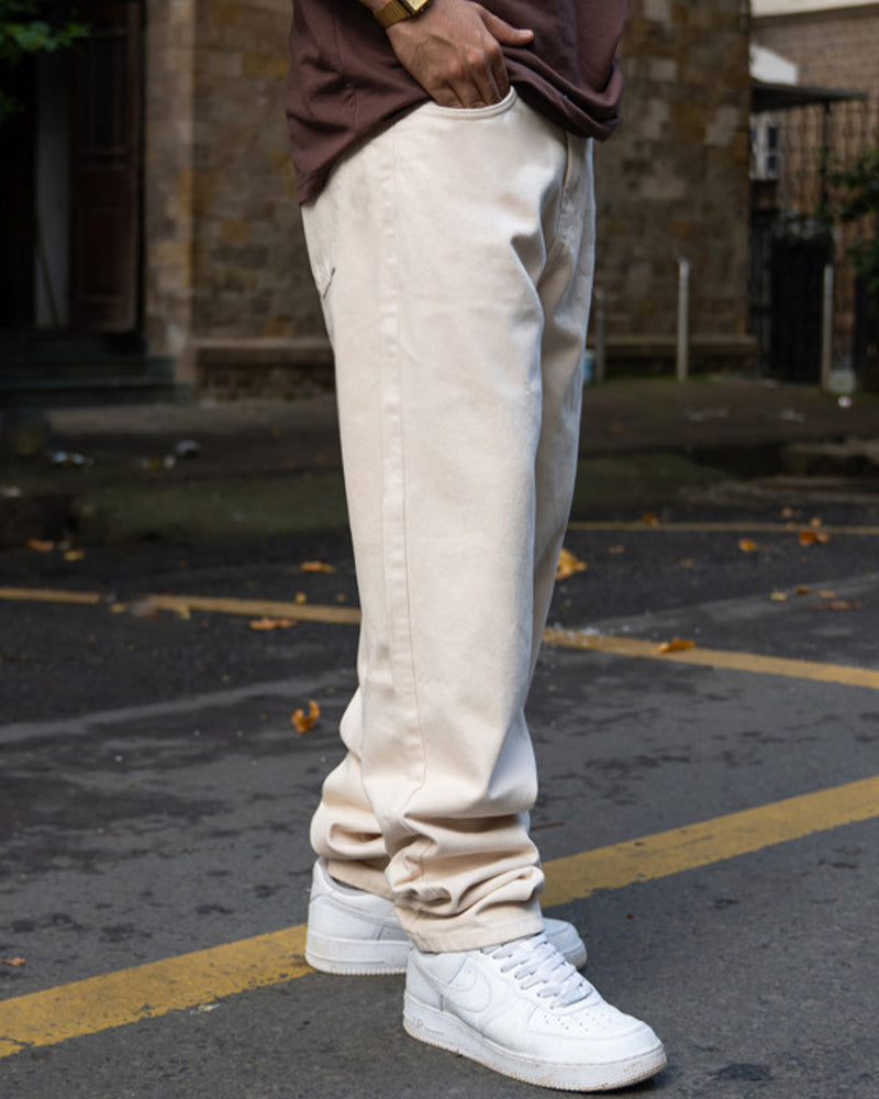Jeans Herren Lässig Gerade