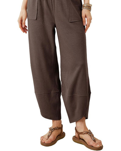 Hose Damen Haremshose Weites Bein