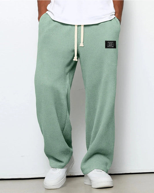 Bequeme weite Herrenhose mit verstellbarem Bund