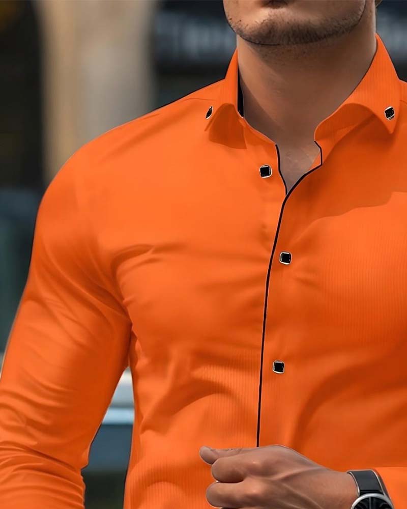 Hemd Business Slim-Fit Langarmelig