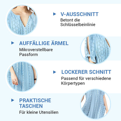 👗 50% RABATT! ⏰ Elegantes V-Ausschnitt-Kleid mit dezenten Cut-Outs für Damen – Figurumschmeichelnd, luftig & perfekt für Sommerpartys und besondere Anlässe 💃