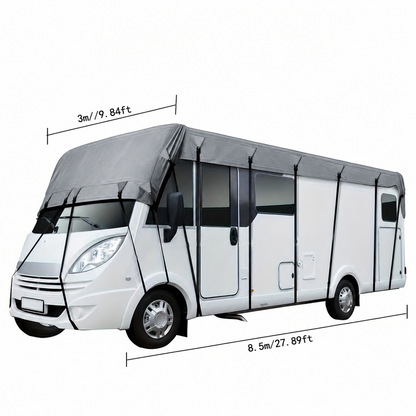 🎃Halloween-Angebot: 50 % Rabatt!🚐Dachabdeckung für Wohnwagen und Wohnmobile – 210D Oxford-Gewebe mit sicheren, verstellbaren Gurten