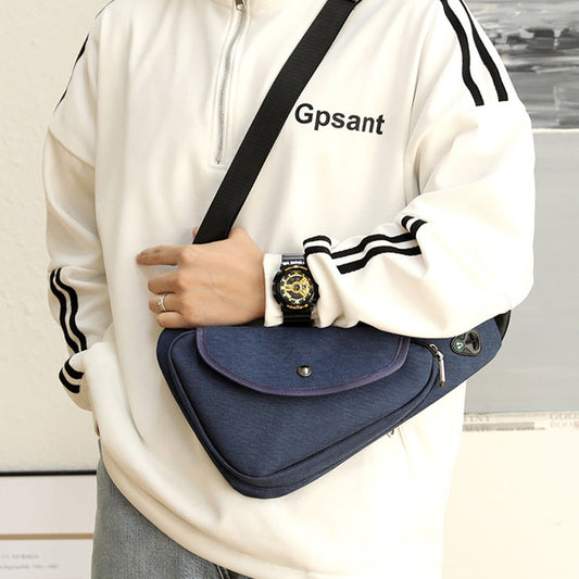 Herren Crossbody-Brusttasche Dunkelblau