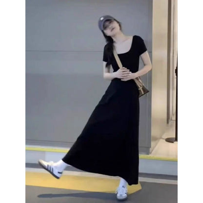 Short Sleeve Maxi Dress for Women - Amalia