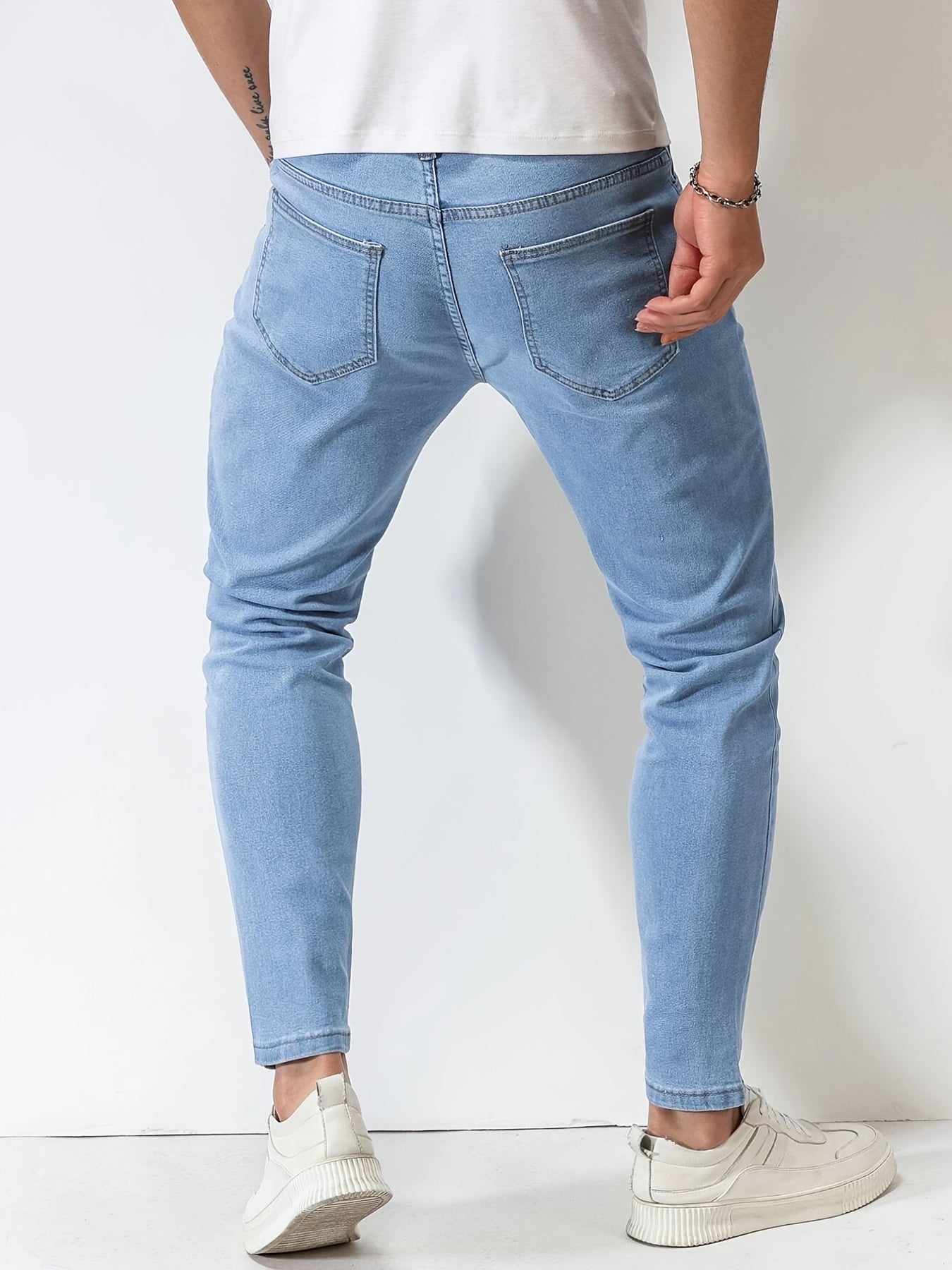 Light blue slim fit jeans - Finn