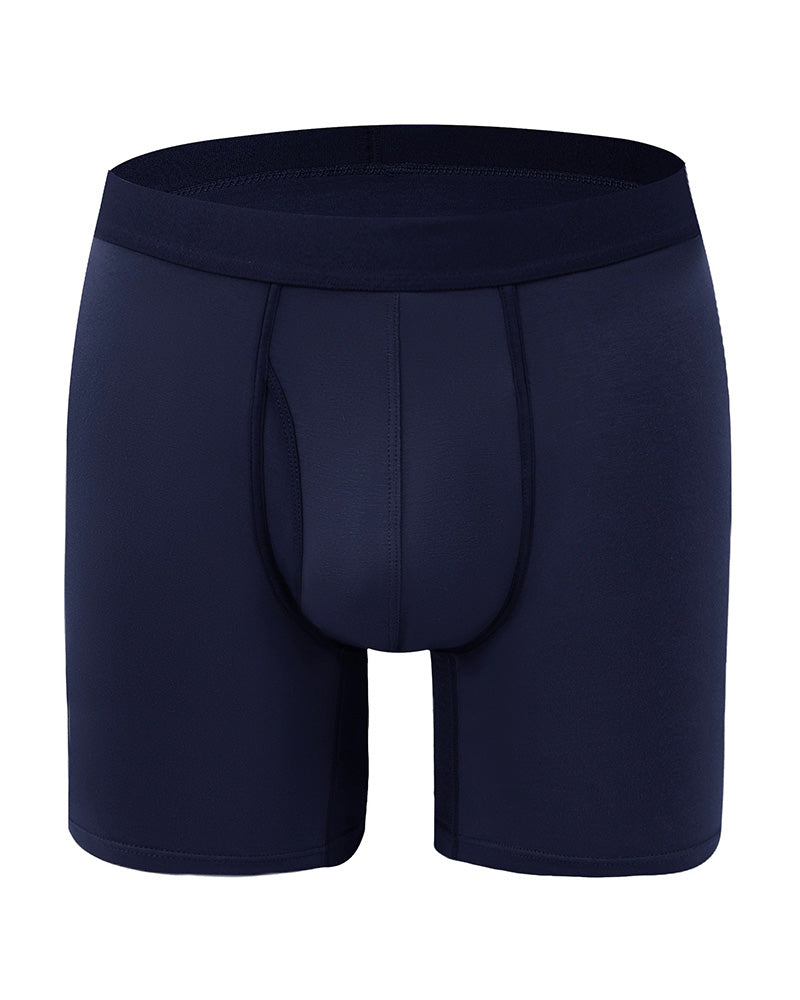 Herren Einfarbig Bambusfaser Dehnbare Boxershorts, Atmungsaktive Bequeme Unterwäsche Für Den Täglichen Gebrauch, Lässige Herren Unterwäsche Für Alle Jahreszeiten