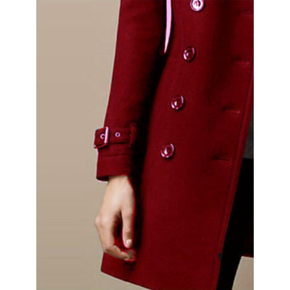 Double Breasted Coat for Women - Erika