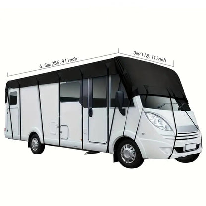 🎃Halloween-Angebot: 50 % Rabatt!🚐Dachabdeckung für Wohnwagen und Wohnmobile – 210D Oxford-Gewebe mit sicheren, verstellbaren Gurten