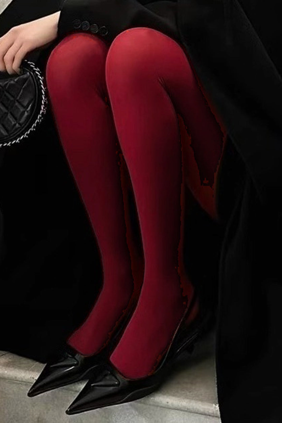 Mehrfarbige Y2k Strumpfhosen