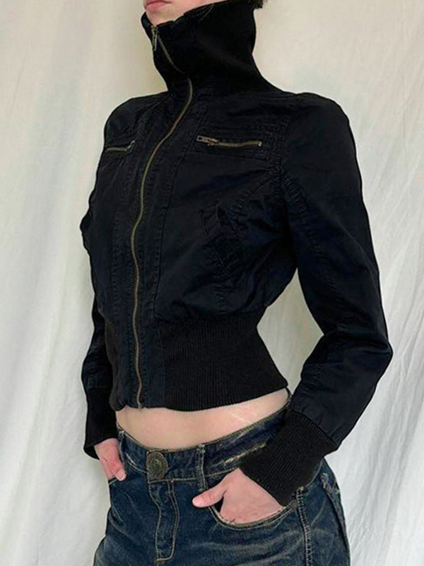 Waist Slimming Zipper Jacket/Taillenverschlankende Jacke mit Reißverschluss