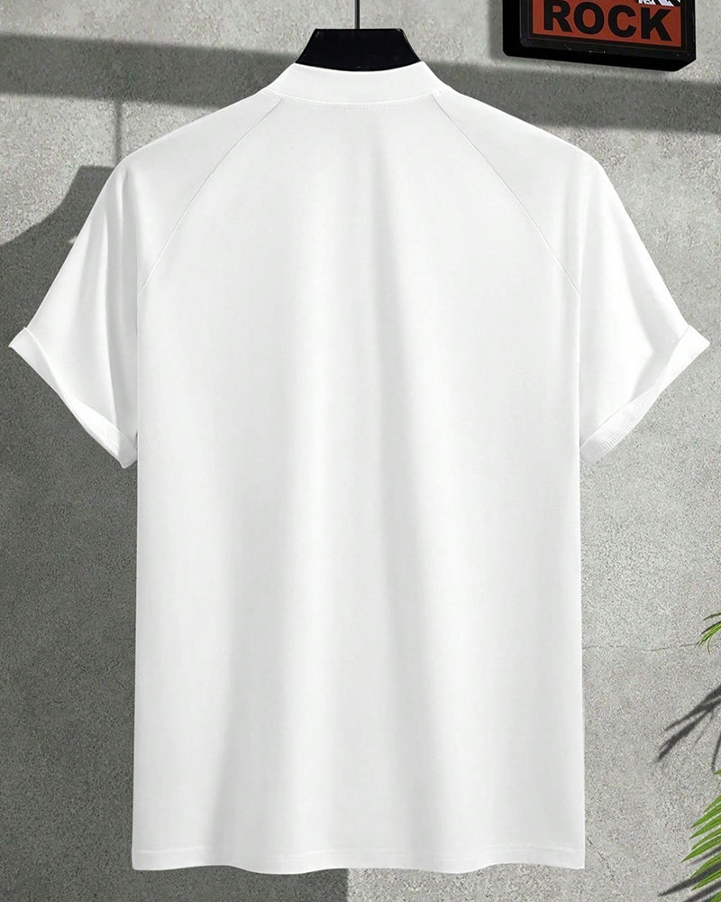 T-Shirt Herren Rundhalsausschnitt Raglanärmel