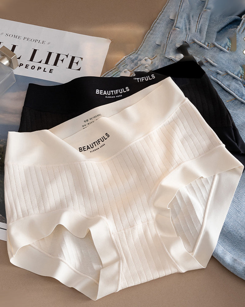 Long-Staple Cotton High Waist Briefs