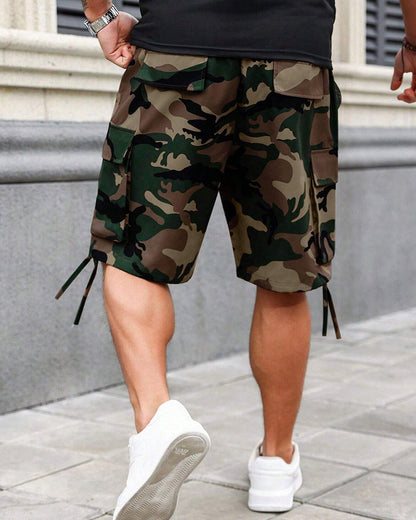 Hose Mit Taschen Camouflage Cargo