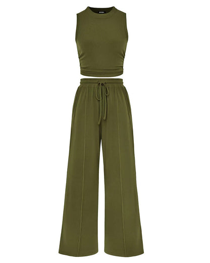 Set Weste und Hose mit elastischem Bund