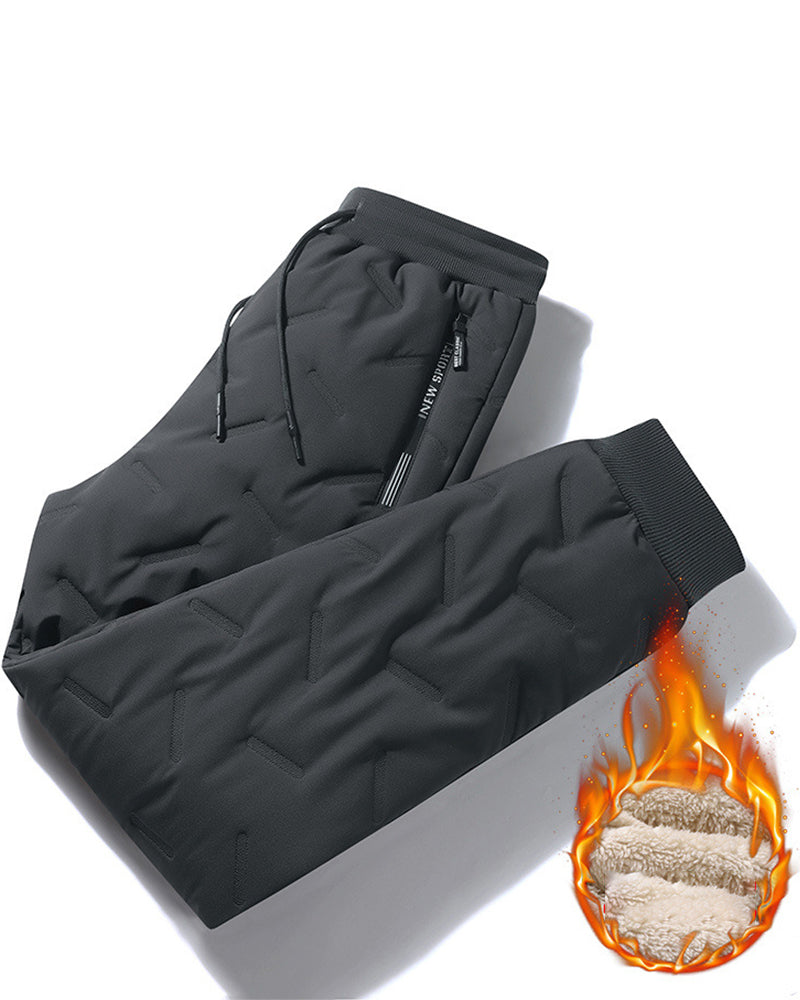 Fleece verdickte lässige warme Jogginghose
