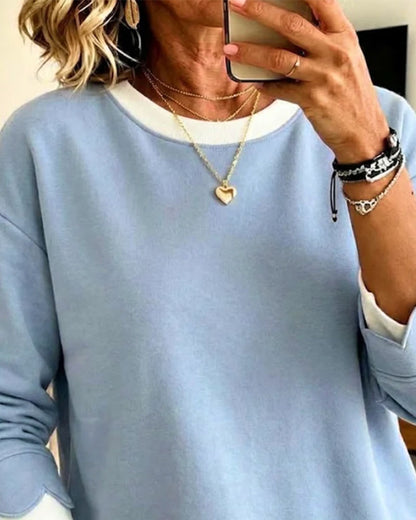 Sweatshirt Muschelkante Falsch Zweiteilig