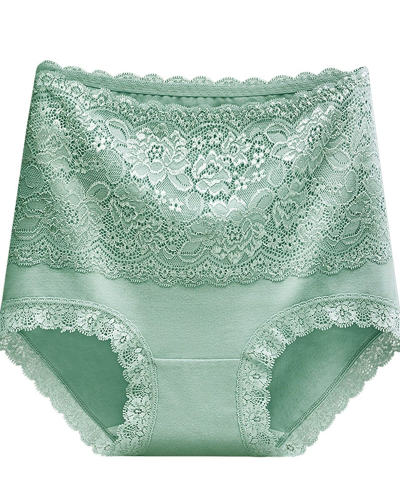 Slip Mit Spitze Und Bauchkontrolle Mit Hoher Taille