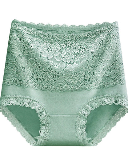 Slip Mit Spitze Und Bauchkontrolle Mit Hoher Taille