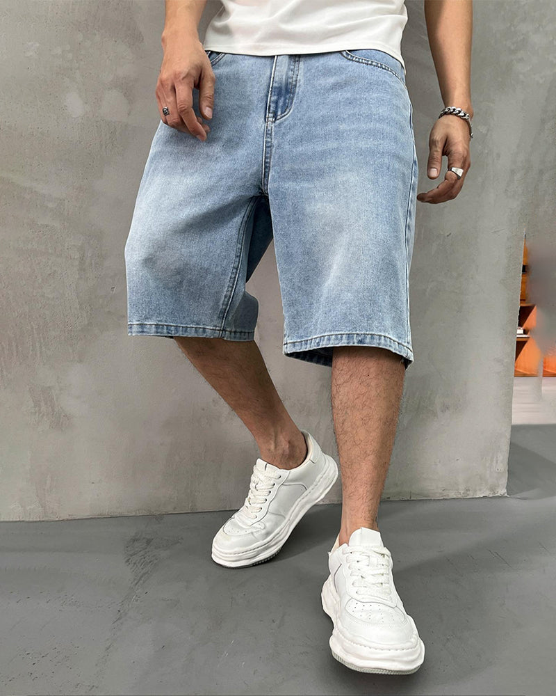 Shorts Herren Lässig Denim