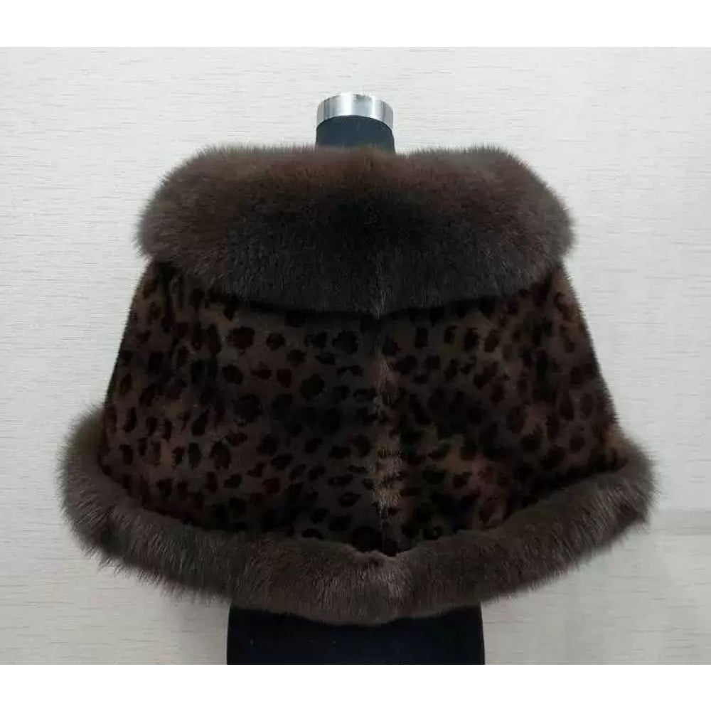 Faux Fur Winter Shawl for Women - Alina