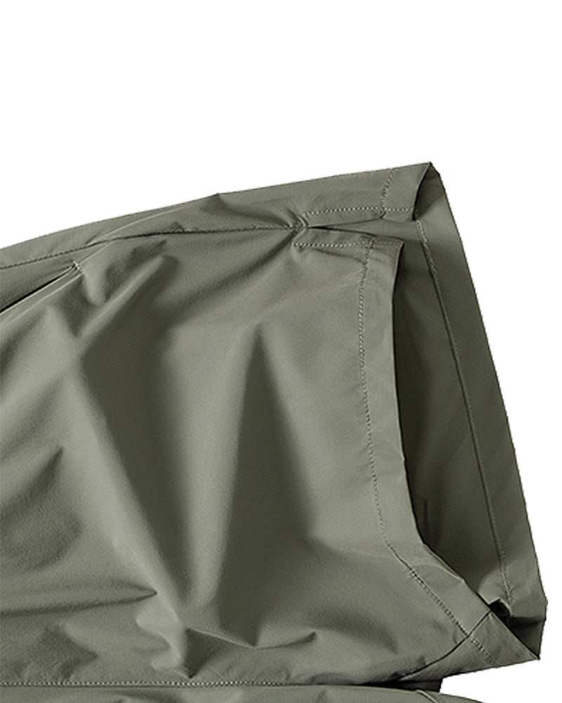 Shorts Männer Elastischer Bund Tasche Schnelltrocknend Eis-Seide Sport