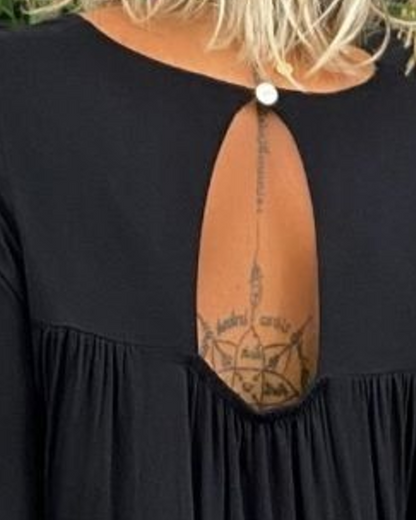 Kleid Gerade Langarm