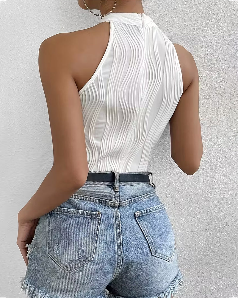 Einteiliger Badeanzug sexy trägerlos