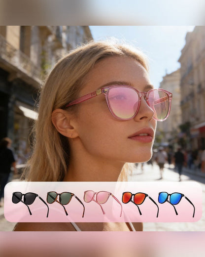 Sonnenbrille Großer Stil Polarisiert