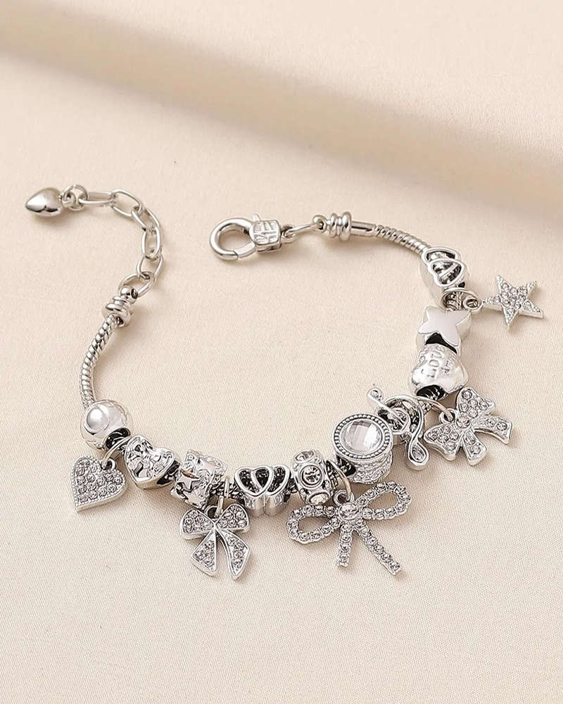 Armband Strass Schleife