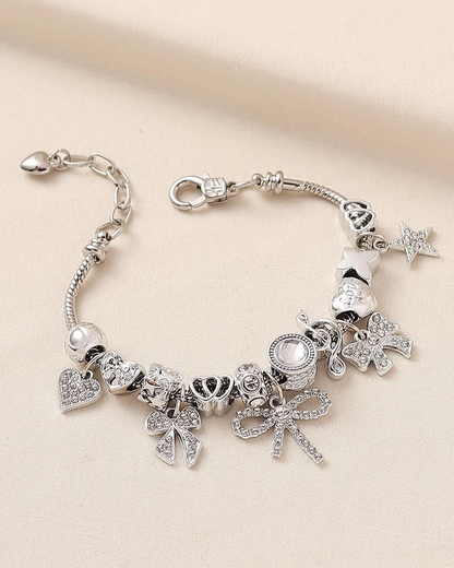 Armband Strass Schleife