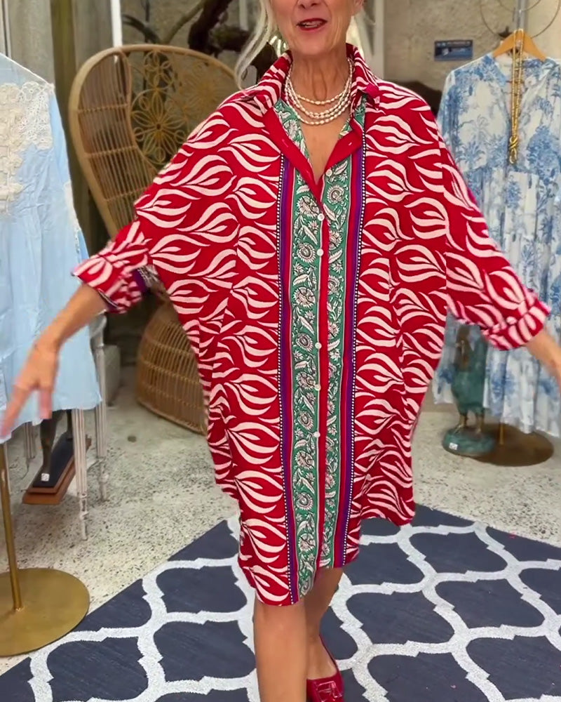 Kleid Bohemian Hemd