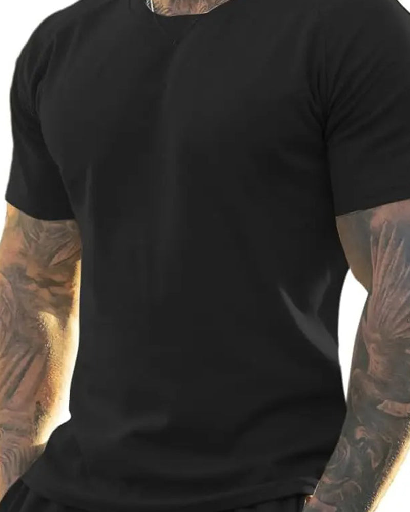 Set Rundhals Casual Sportlich