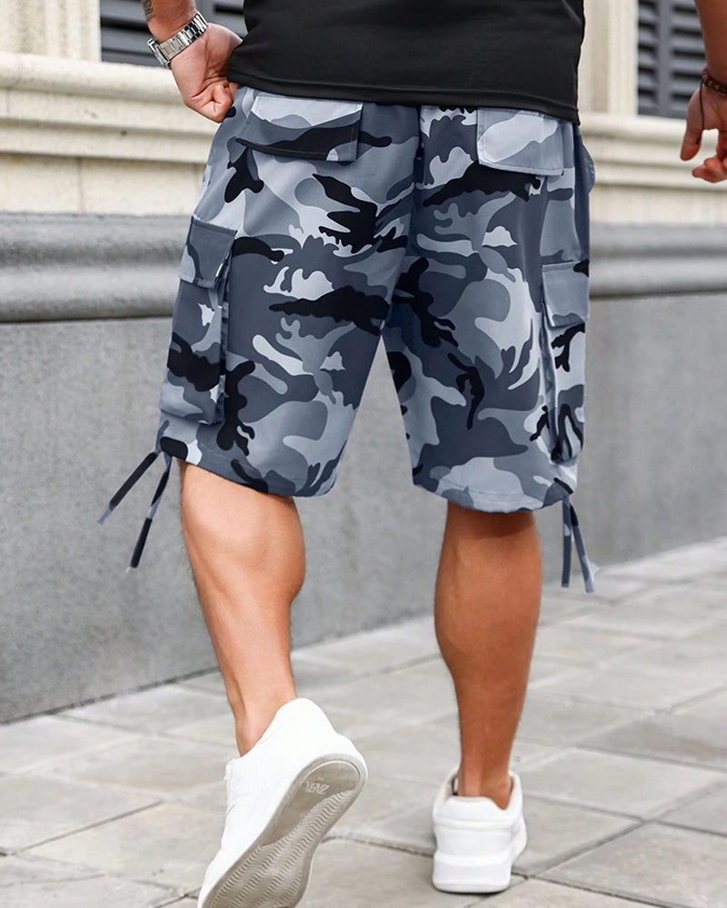 Hose Mit Taschen Camouflage Cargo