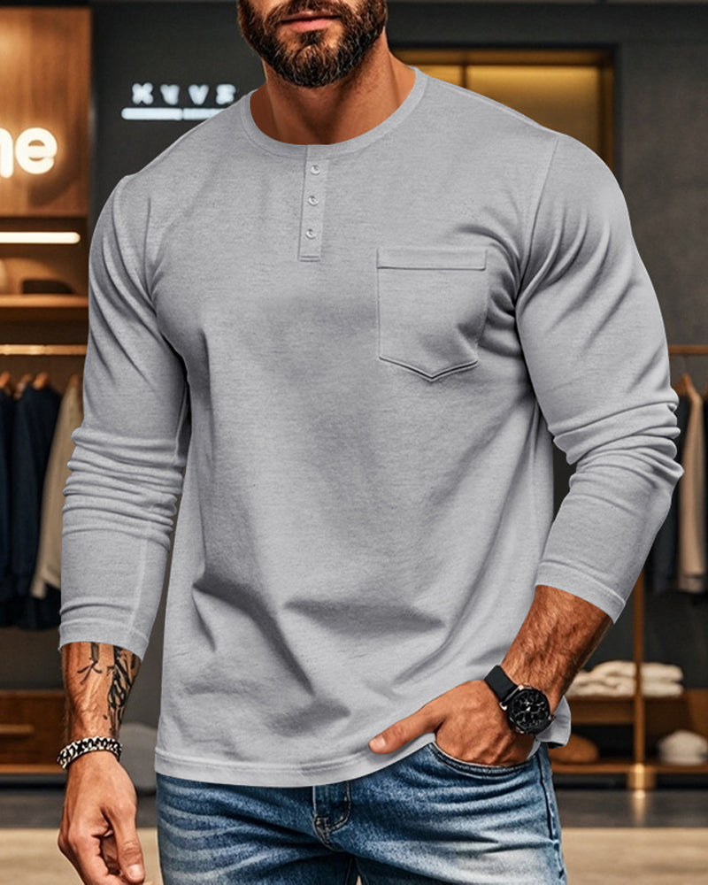 Top Atmungsaktiv Pullover Langarm Herren